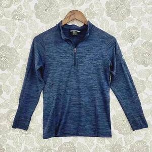 Kuhl Mock neck pullover Sweatshirt Youth's Girl Size M Blue 544